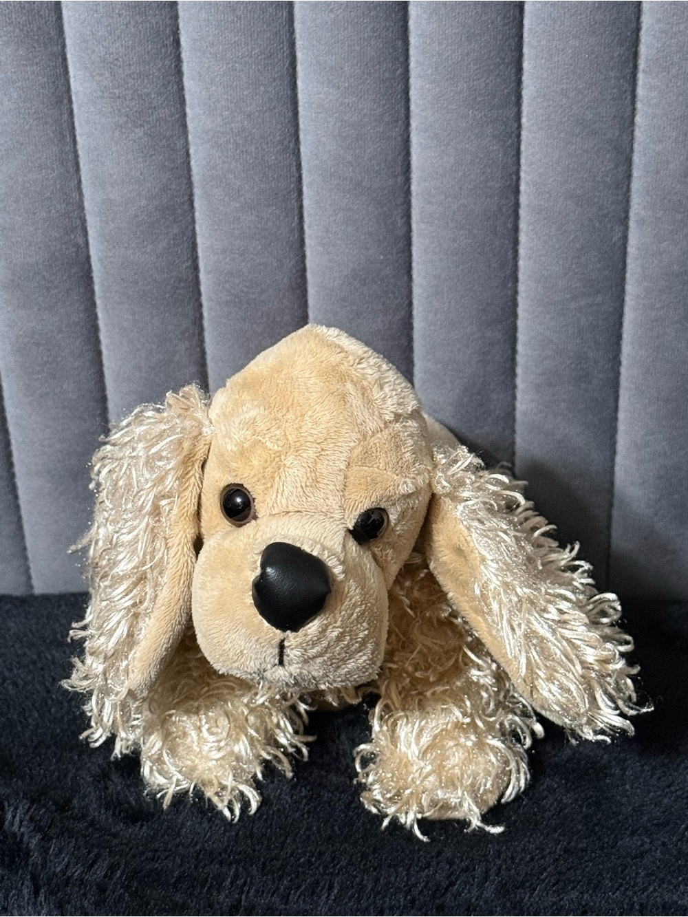 Ganz Webkinz Cocker Spaniel Dog Plush Beige Puppy Stuffed Animal No Code